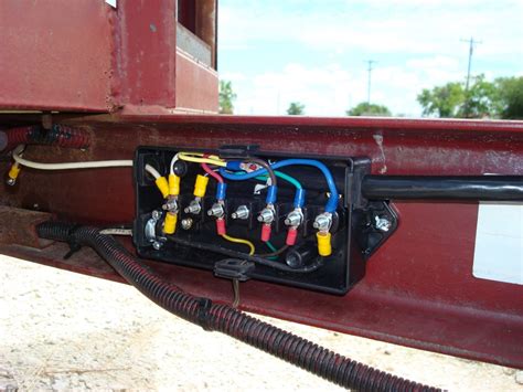 semi trailer pig tail junction box|spectro trailer junction box.